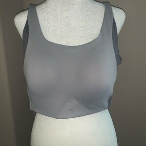 Large Crane Gray Padded No Wire Bra, NWOT